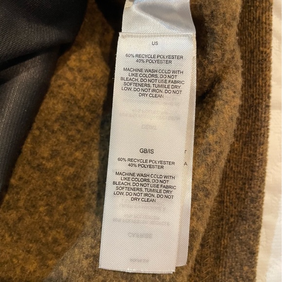 NWOT Sherpa Adventure Gear Brown Zip Up Jacket Brown Recycled Polyester XL Nepal - Picture 6 of 9